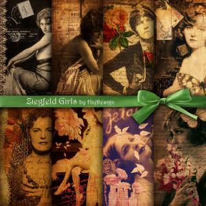 Ziegfeld Girls - Digital Collage Sheet - Digital..