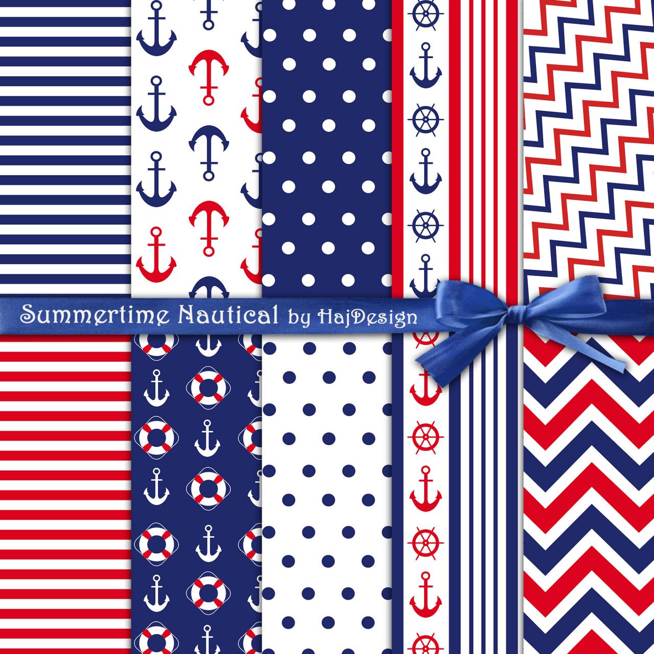 Nautical Digital Paper: